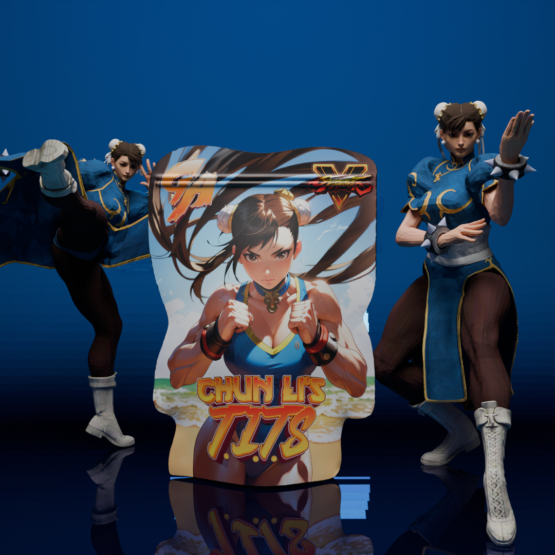 Chun Li's T.I.T.S - Die Cut Ready To Print File