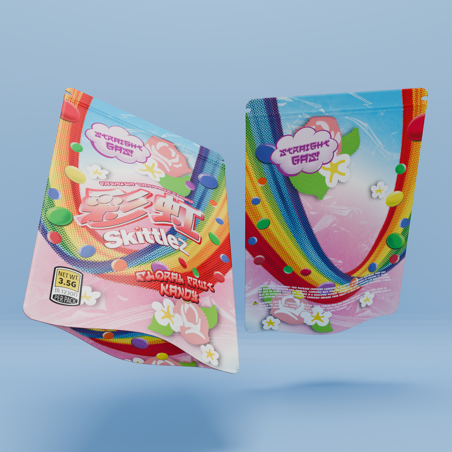 Skittles Floral Fruit Kandy - Ready To Print File